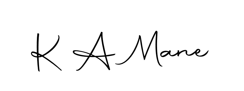 K A Mane stylish signature style. Best Handwritten Sign (Autography-DOLnW) for my name. Handwritten Signature Collection Ideas for my name K A Mane. K A Mane signature style 10 images and pictures png