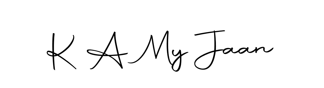 Here are the top 10 professional signature styles for the name K A My Jaan. These are the best autograph styles you can use for your name. K A My Jaan signature style 10 images and pictures png