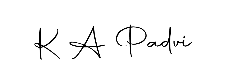 Use a signature maker to create a handwritten signature online. With this signature software, you can design (Autography-DOLnW) your own signature for name K A Padvi. K A Padvi signature style 10 images and pictures png