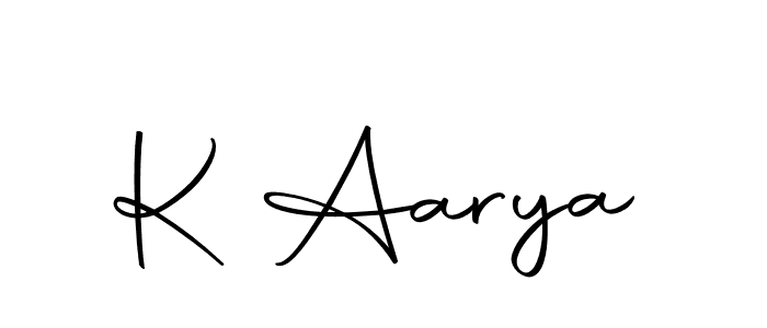 Autography-DOLnW is a professional signature style that is perfect for those who want to add a touch of class to their signature. It is also a great choice for those who want to make their signature more unique. Get K Aarya name to fancy signature for free. K Aarya signature style 10 images and pictures png