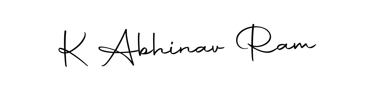 Also we have K Abhinav Ram name is the best signature style. Create professional handwritten signature collection using Autography-DOLnW autograph style. K Abhinav Ram signature style 10 images and pictures png