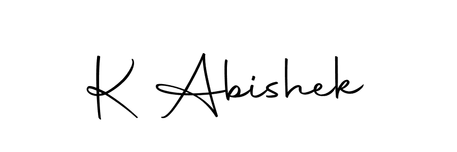 if you are searching for the best signature style for your name K Abishek. so please give up your signature search. here we have designed multiple signature styles  using Autography-DOLnW. K Abishek signature style 10 images and pictures png