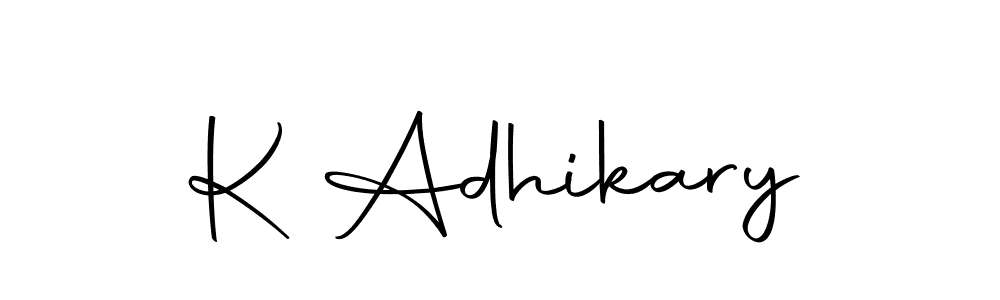 Make a short K Adhikary signature style. Manage your documents anywhere anytime using Autography-DOLnW. Create and add eSignatures, submit forms, share and send files easily. K Adhikary signature style 10 images and pictures png