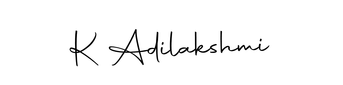 The best way (Autography-DOLnW) to make a short signature is to pick only two or three words in your name. The name K Adilakshmi include a total of six letters. For converting this name. K Adilakshmi signature style 10 images and pictures png