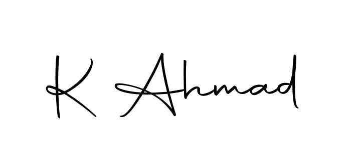 Use a signature maker to create a handwritten signature online. With this signature software, you can design (Autography-DOLnW) your own signature for name K Ahmad. K Ahmad signature style 10 images and pictures png