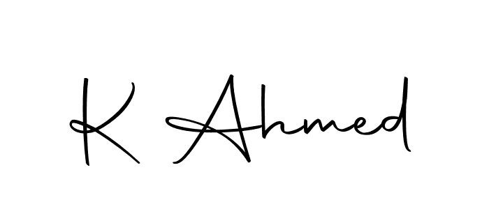 You can use this online signature creator to create a handwritten signature for the name K Ahmed. This is the best online autograph maker. K Ahmed signature style 10 images and pictures png