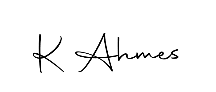 Similarly Autography-DOLnW is the best handwritten signature design. Signature creator online .You can use it as an online autograph creator for name K Ahmes. K Ahmes signature style 10 images and pictures png