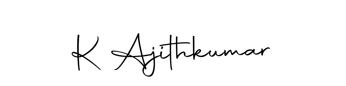 Also we have K Ajithkumar name is the best signature style. Create professional handwritten signature collection using Autography-DOLnW autograph style. K Ajithkumar signature style 10 images and pictures png