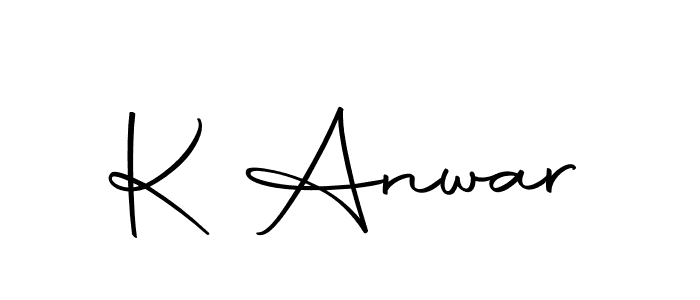 How to make K Anwar signature? Autography-DOLnW is a professional autograph style. Create handwritten signature for K Anwar name. K Anwar signature style 10 images and pictures png