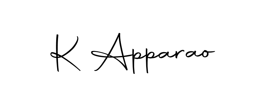 The best way (Autography-DOLnW) to make a short signature is to pick only two or three words in your name. The name K Apparao include a total of six letters. For converting this name. K Apparao signature style 10 images and pictures png
