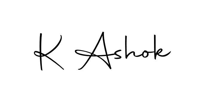 Make a beautiful signature design for name K Ashok. Use this online signature maker to create a handwritten signature for free. K Ashok signature style 10 images and pictures png