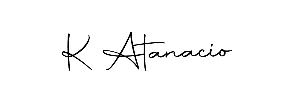 Similarly Autography-DOLnW is the best handwritten signature design. Signature creator online .You can use it as an online autograph creator for name K Atanacio. K Atanacio signature style 10 images and pictures png
