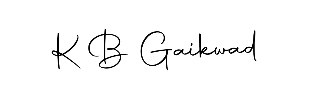 You should practise on your own different ways (Autography-DOLnW) to write your name (K B Gaikwad) in signature. don't let someone else do it for you. K B Gaikwad signature style 10 images and pictures png