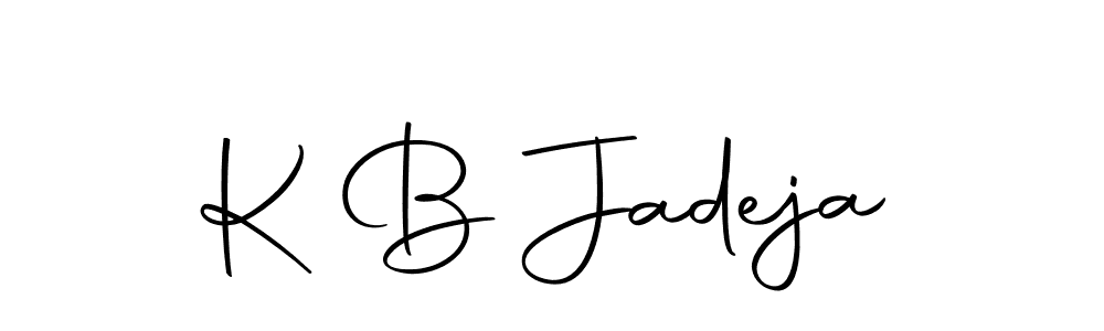 Also we have K B Jadeja name is the best signature style. Create professional handwritten signature collection using Autography-DOLnW autograph style. K B Jadeja signature style 10 images and pictures png