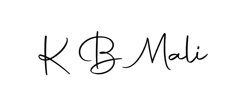 Also we have K B Mali name is the best signature style. Create professional handwritten signature collection using Autography-DOLnW autograph style. K B Mali signature style 10 images and pictures png