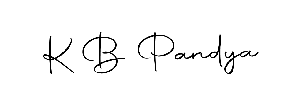 K B Pandya stylish signature style. Best Handwritten Sign (Autography-DOLnW) for my name. Handwritten Signature Collection Ideas for my name K B Pandya. K B Pandya signature style 10 images and pictures png