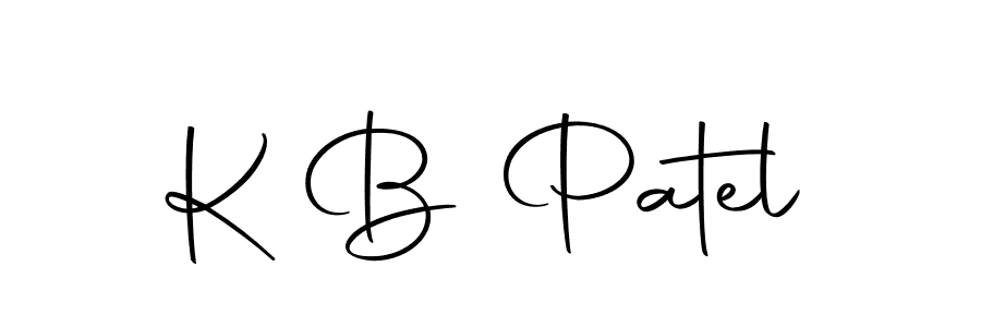 How to make K B Patel signature? Autography-DOLnW is a professional autograph style. Create handwritten signature for K B Patel name. K B Patel signature style 10 images and pictures png