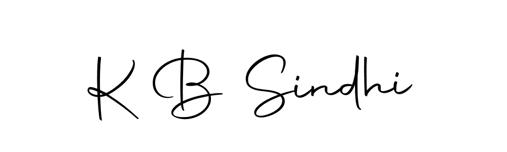 How to make K B Sindhi signature? Autography-DOLnW is a professional autograph style. Create handwritten signature for K B Sindhi name. K B Sindhi signature style 10 images and pictures png