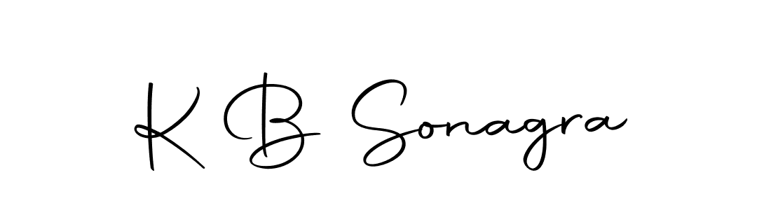 Make a beautiful signature design for name K B Sonagra. With this signature (Autography-DOLnW) style, you can create a handwritten signature for free. K B Sonagra signature style 10 images and pictures png