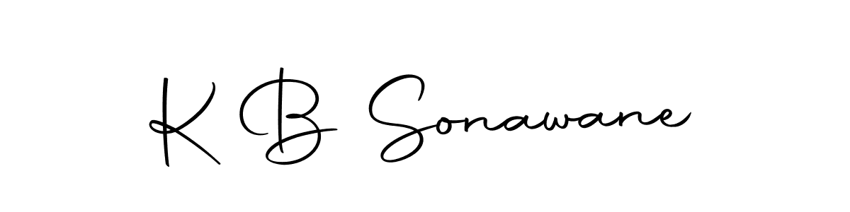 The best way (Autography-DOLnW) to make a short signature is to pick only two or three words in your name. The name K B Sonawane include a total of six letters. For converting this name. K B Sonawane signature style 10 images and pictures png