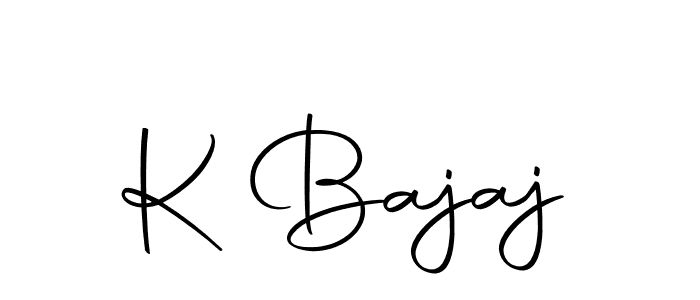 The best way (Autography-DOLnW) to make a short signature is to pick only two or three words in your name. The name K Bajaj include a total of six letters. For converting this name. K Bajaj signature style 10 images and pictures png