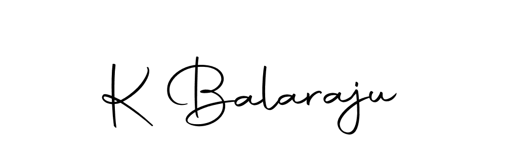 Create a beautiful signature design for name K Balaraju. With this signature (Autography-DOLnW) fonts, you can make a handwritten signature for free. K Balaraju signature style 10 images and pictures png