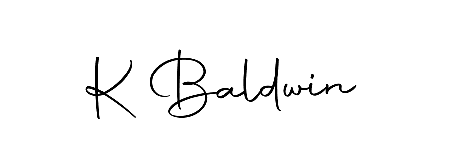 Make a beautiful signature design for name K Baldwin. With this signature (Autography-DOLnW) style, you can create a handwritten signature for free. K Baldwin signature style 10 images and pictures png