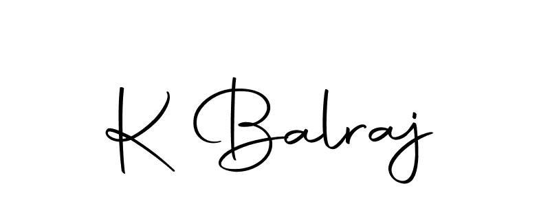 Use a signature maker to create a handwritten signature online. With this signature software, you can design (Autography-DOLnW) your own signature for name K Balraj. K Balraj signature style 10 images and pictures png