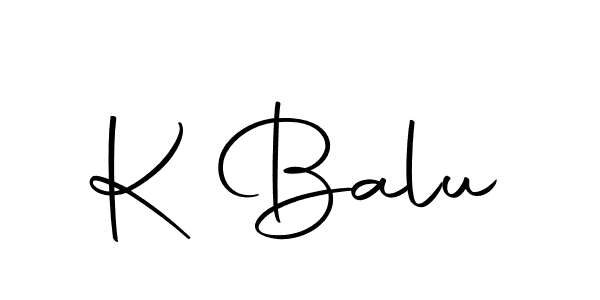 Also we have K Balu name is the best signature style. Create professional handwritten signature collection using Autography-DOLnW autograph style. K Balu signature style 10 images and pictures png