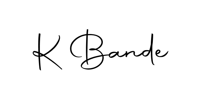 It looks lik you need a new signature style for name K Bande. Design unique handwritten (Autography-DOLnW) signature with our free signature maker in just a few clicks. K Bande signature style 10 images and pictures png