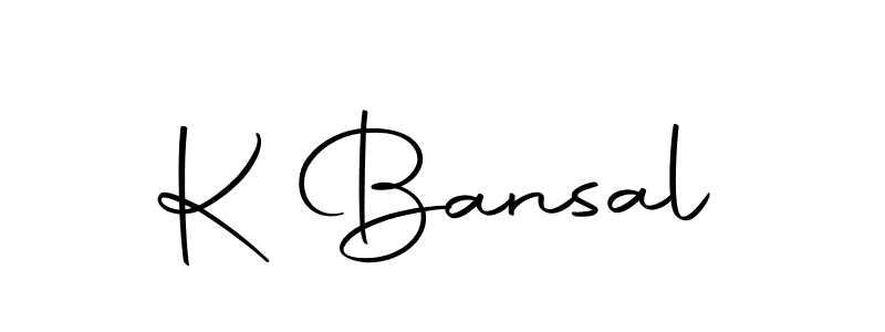 Make a short K Bansal signature style. Manage your documents anywhere anytime using Autography-DOLnW. Create and add eSignatures, submit forms, share and send files easily. K Bansal signature style 10 images and pictures png