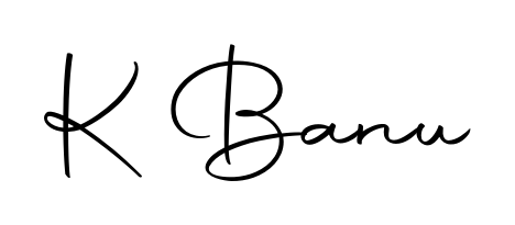 An effortless, minimalist signature concept for K Banu using Autography-DOLnW design. Clean lines that look great on any document. K Banu signature style 10 images and pictures png