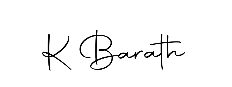 How to make K Barath signature? Autography-DOLnW is a professional autograph style. Create handwritten signature for K Barath name. K Barath signature style 10 images and pictures png