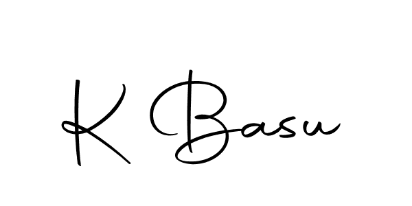 K Basu stylish signature style. Best Handwritten Sign (Autography-DOLnW) for my name. Handwritten Signature Collection Ideas for my name K Basu. K Basu signature style 10 images and pictures png