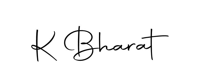 Make a beautiful signature design for name K Bharat. Use this online signature maker to create a handwritten signature for free. K Bharat signature style 10 images and pictures png