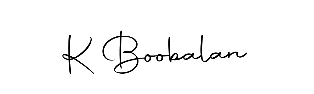 Similarly Autography-DOLnW is the best handwritten signature design. Signature creator online .You can use it as an online autograph creator for name K Boobalan. K Boobalan signature style 10 images and pictures png