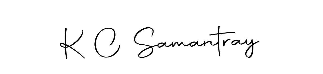 How to make K C Samantray signature? Autography-DOLnW is a professional autograph style. Create handwritten signature for K C Samantray name. K C Samantray signature style 10 images and pictures png