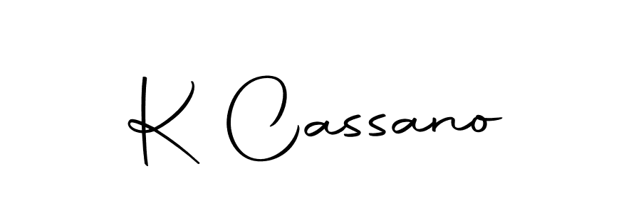 Make a beautiful signature design for name K Cassano. With this signature (Autography-DOLnW) style, you can create a handwritten signature for free. K Cassano signature style 10 images and pictures png