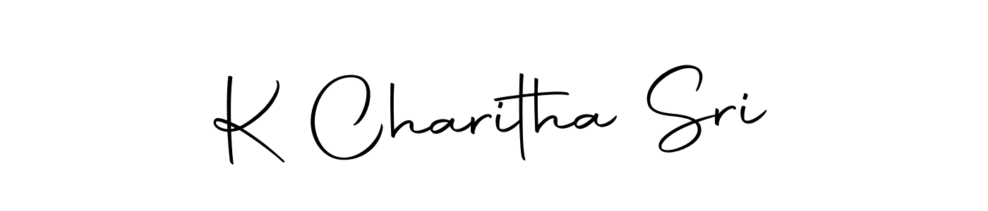Create a beautiful signature design for name K Charitha Sri. With this signature (Autography-DOLnW) fonts, you can make a handwritten signature for free. K Charitha Sri signature style 10 images and pictures png