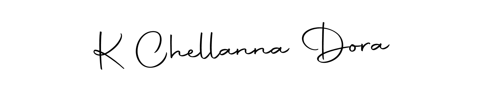 You can use this online signature creator to create a handwritten signature for the name K Chellanna Dora. This is the best online autograph maker. K Chellanna Dora signature style 10 images and pictures png