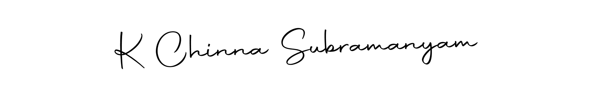 Similarly Autography-DOLnW is the best handwritten signature design. Signature creator online .You can use it as an online autograph creator for name K Chinna Subramanyam. K Chinna Subramanyam signature style 10 images and pictures png