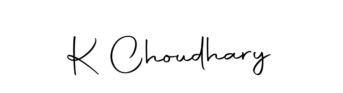 Make a beautiful signature design for name K Choudhary. With this signature (Autography-DOLnW) style, you can create a handwritten signature for free. K Choudhary signature style 10 images and pictures png