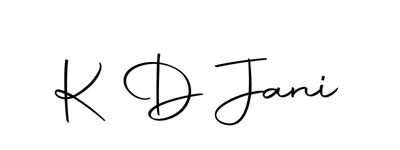Autography-DOLnW is a professional signature style that is perfect for those who want to add a touch of class to their signature. It is also a great choice for those who want to make their signature more unique. Get K D Jani name to fancy signature for free. K D Jani signature style 10 images and pictures png