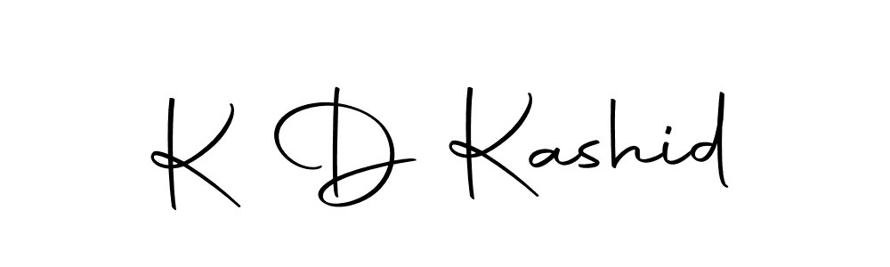 Design your own signature with our free online signature maker. With this signature software, you can create a handwritten (Autography-DOLnW) signature for name K D Kashid. K D Kashid signature style 10 images and pictures png