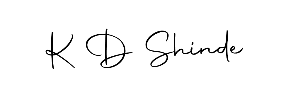 How to make K D Shinde name signature. Use Autography-DOLnW style for creating short signs online. This is the latest handwritten sign. K D Shinde signature style 10 images and pictures png