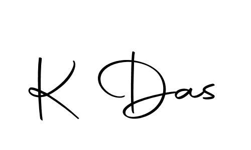 Create a beautiful signature design for name K Das. With this signature (Autography-DOLnW) fonts, you can make a handwritten signature for free. K Das signature style 10 images and pictures png