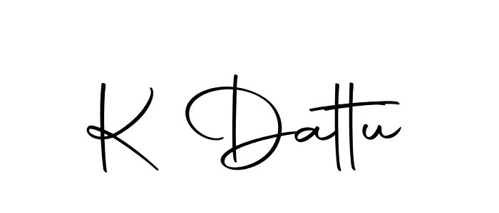 Make a short K Dattu signature style. Manage your documents anywhere anytime using Autography-DOLnW. Create and add eSignatures, submit forms, share and send files easily. K Dattu signature style 10 images and pictures png