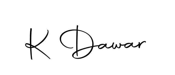 You can use this online signature creator to create a handwritten signature for the name K Dawar. This is the best online autograph maker. K Dawar signature style 10 images and pictures png