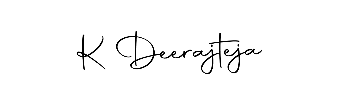 How to make K Deerajteja signature? Autography-DOLnW is a professional autograph style. Create handwritten signature for K Deerajteja name. K Deerajteja signature style 10 images and pictures png
