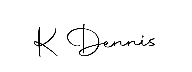 Use a signature maker to create a handwritten signature online. With this signature software, you can design (Autography-DOLnW) your own signature for name K Dennis. K Dennis signature style 10 images and pictures png